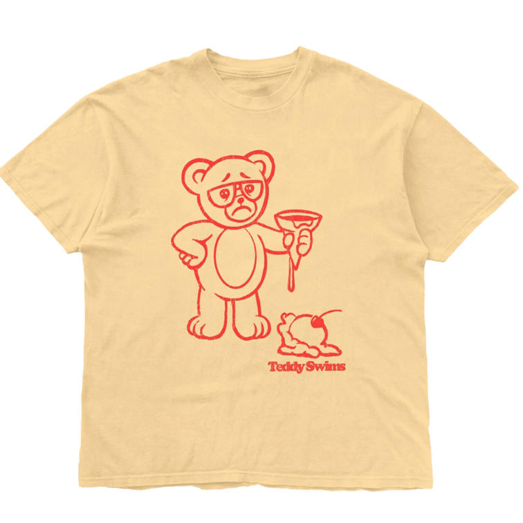 Sad Teddy Ice Cream Tee